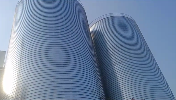 魏都2座混凝土高架卷板仓